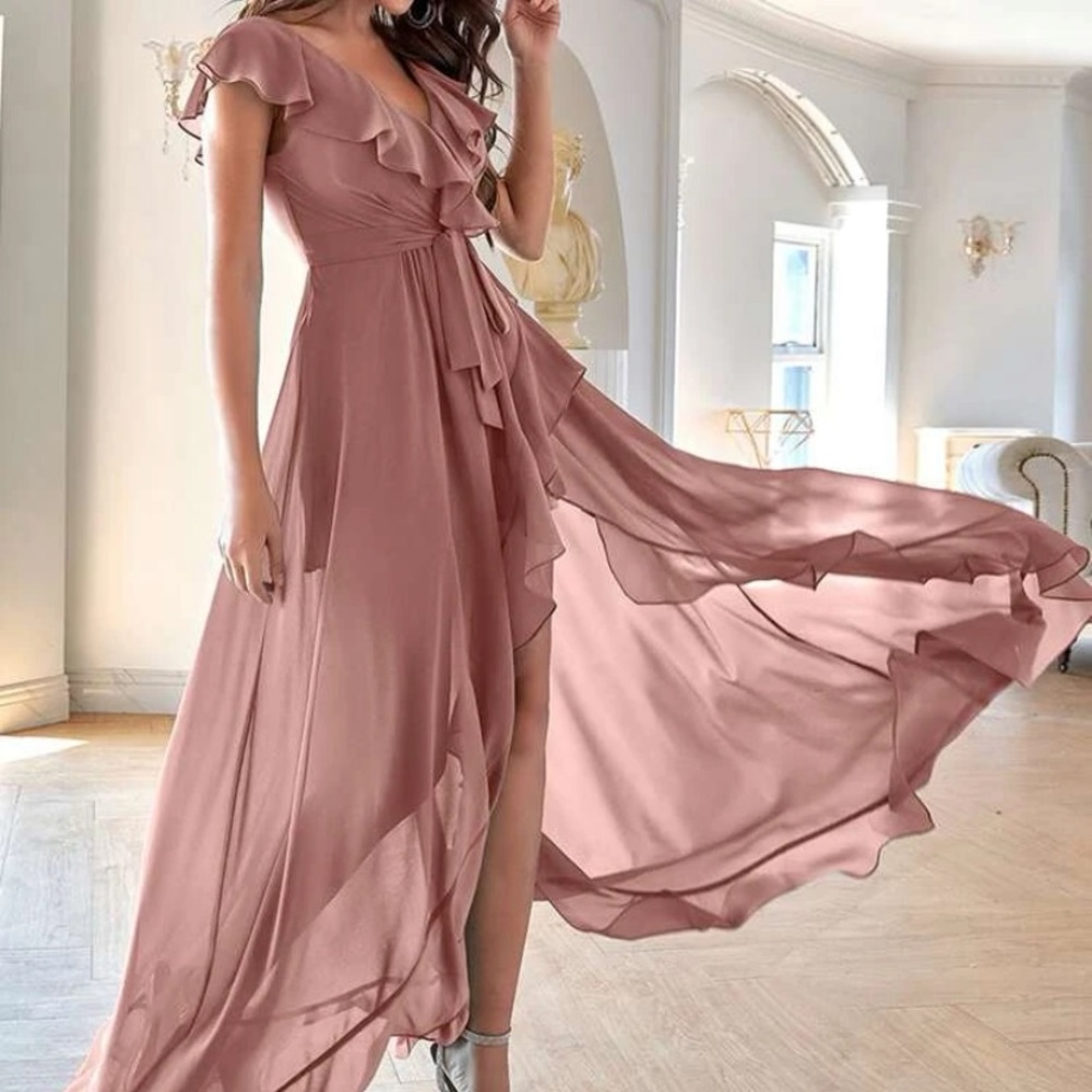 Dusty pink dress from Shein